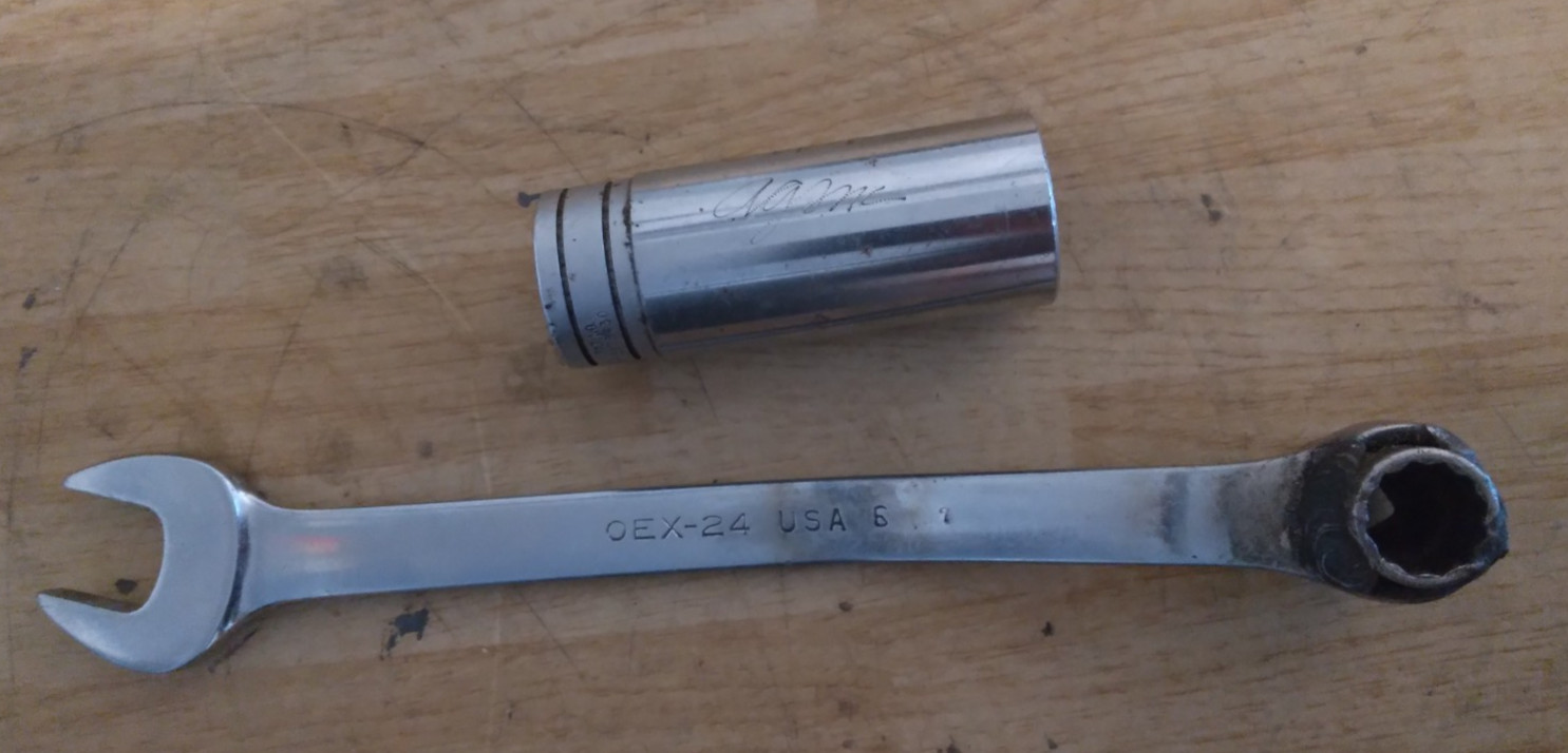 2-Snap-on Tools 3/4 WRENCH OEX-24 & 15/16 SOCKET S-301 – SEE PICTURES