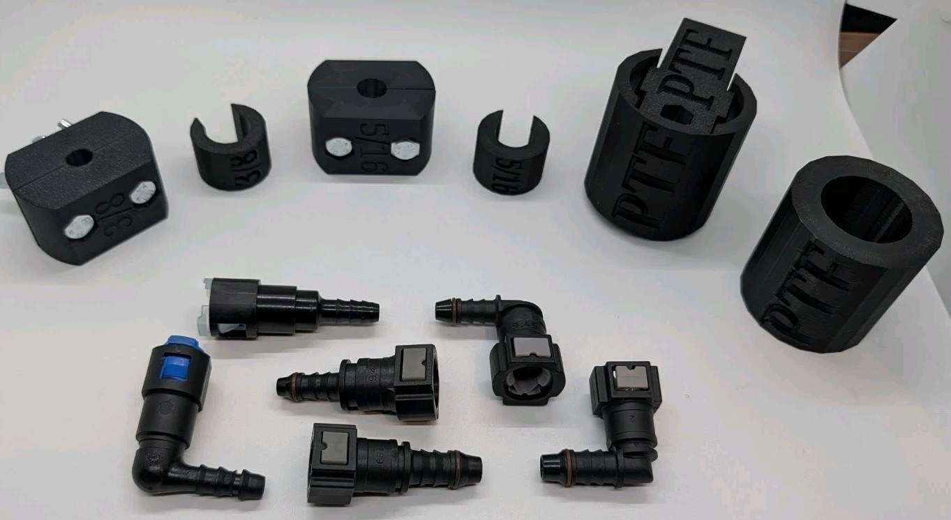 5/16″ & 3/8″ Nylon Plastic Fuel Gas Line Hose Connector Repair Install Tool Kit