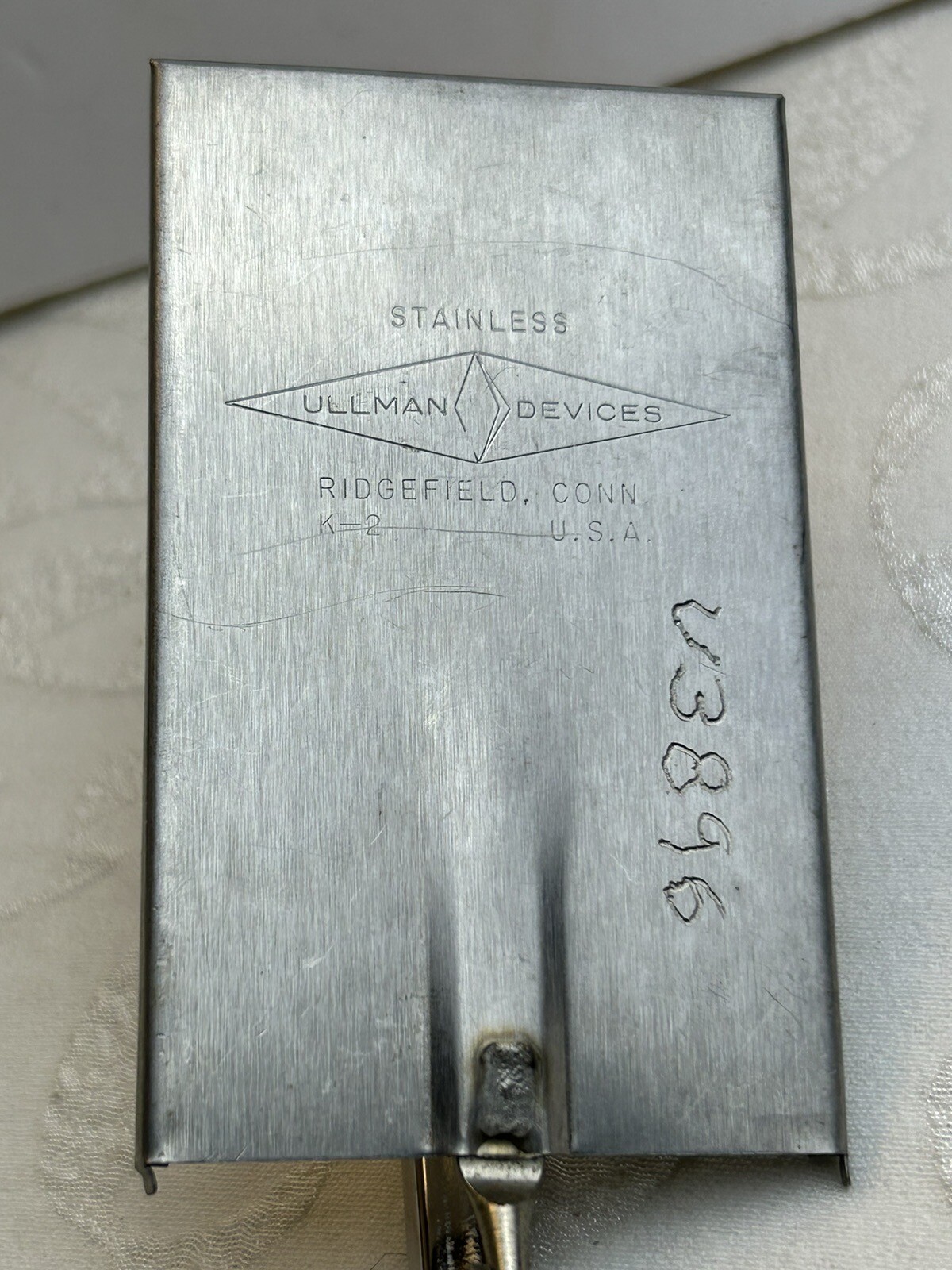 Vtg Ullman Devices Inspection Mirror K2 Rectangular Telescoping USA No Mirror