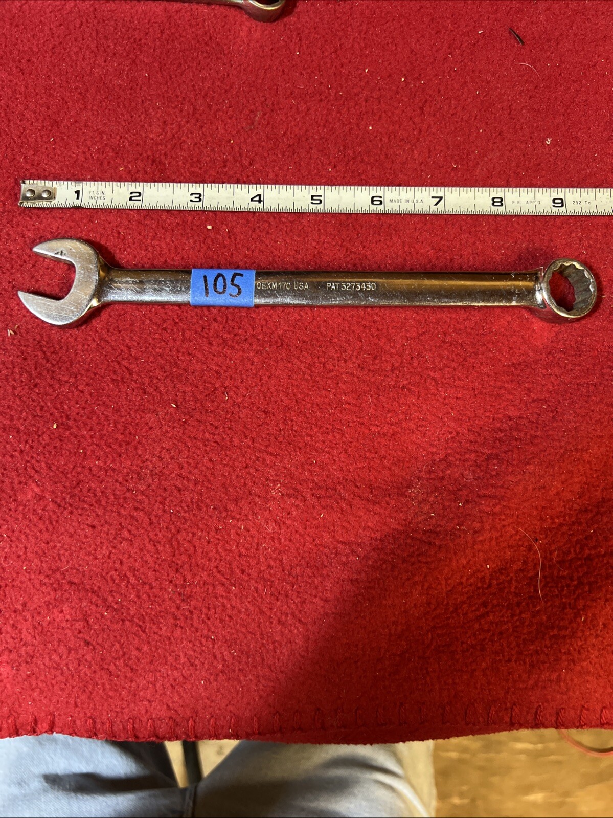 SNAP ON 17MM OEXM170A 12 PT COMB OPEN / BOX END METRIC WRENCH 17 MM