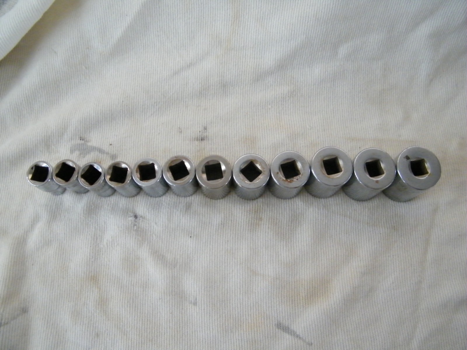 12-piece CRAFTSMAN 1/2 drive Shallow 7/16″ to 1-1/8″ 12-p Socket Set USA