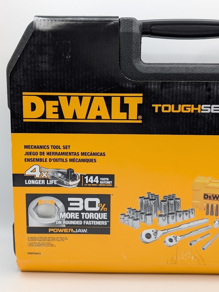 DeWalt Tough Series Mechanics Tool Set – 96 Pieces SAE & MM – DWMT45410 – NEW
