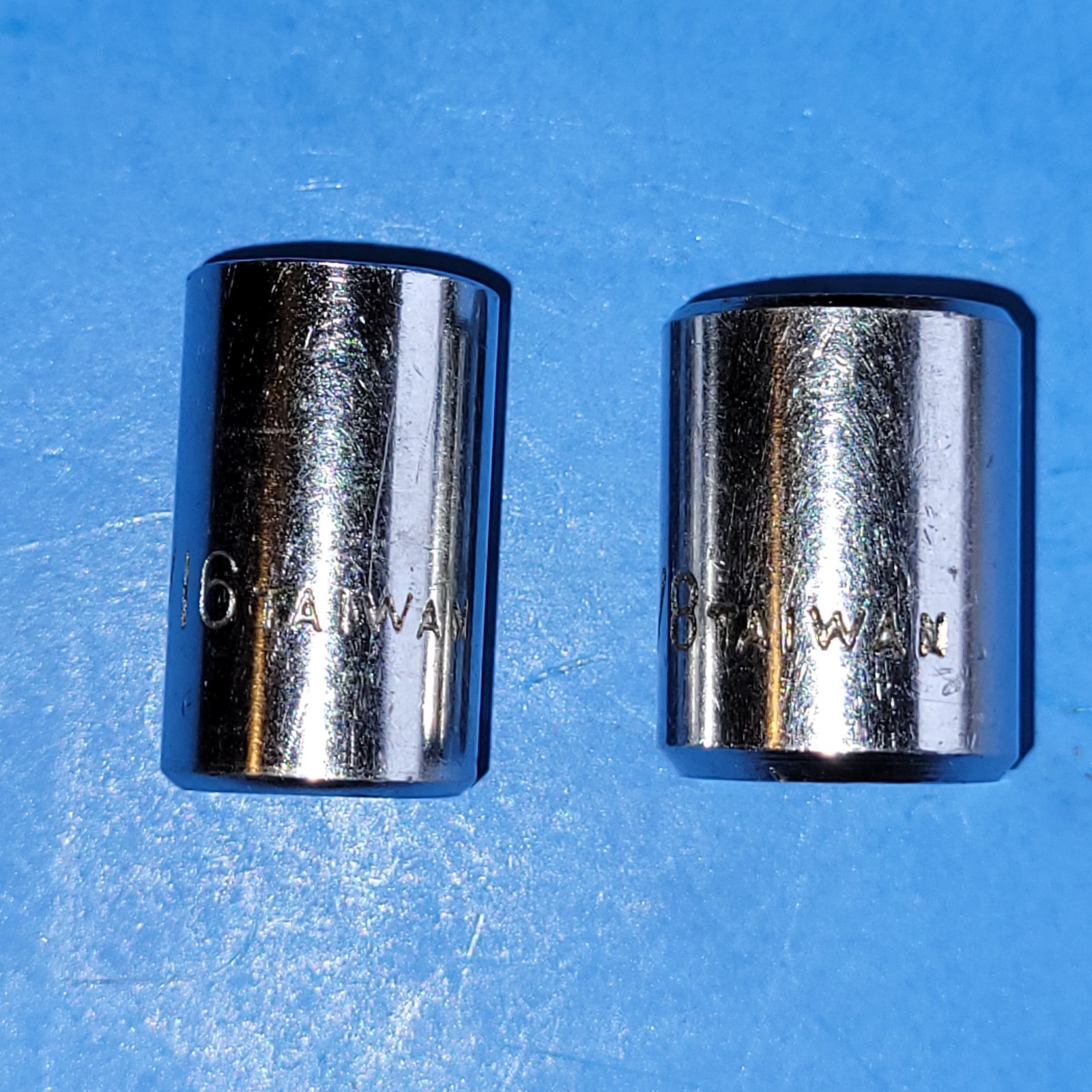 Vintage 2 Double Square 8 Point, 1/4″ Drive, 5/16″ & 3/8″, Taiwan Made