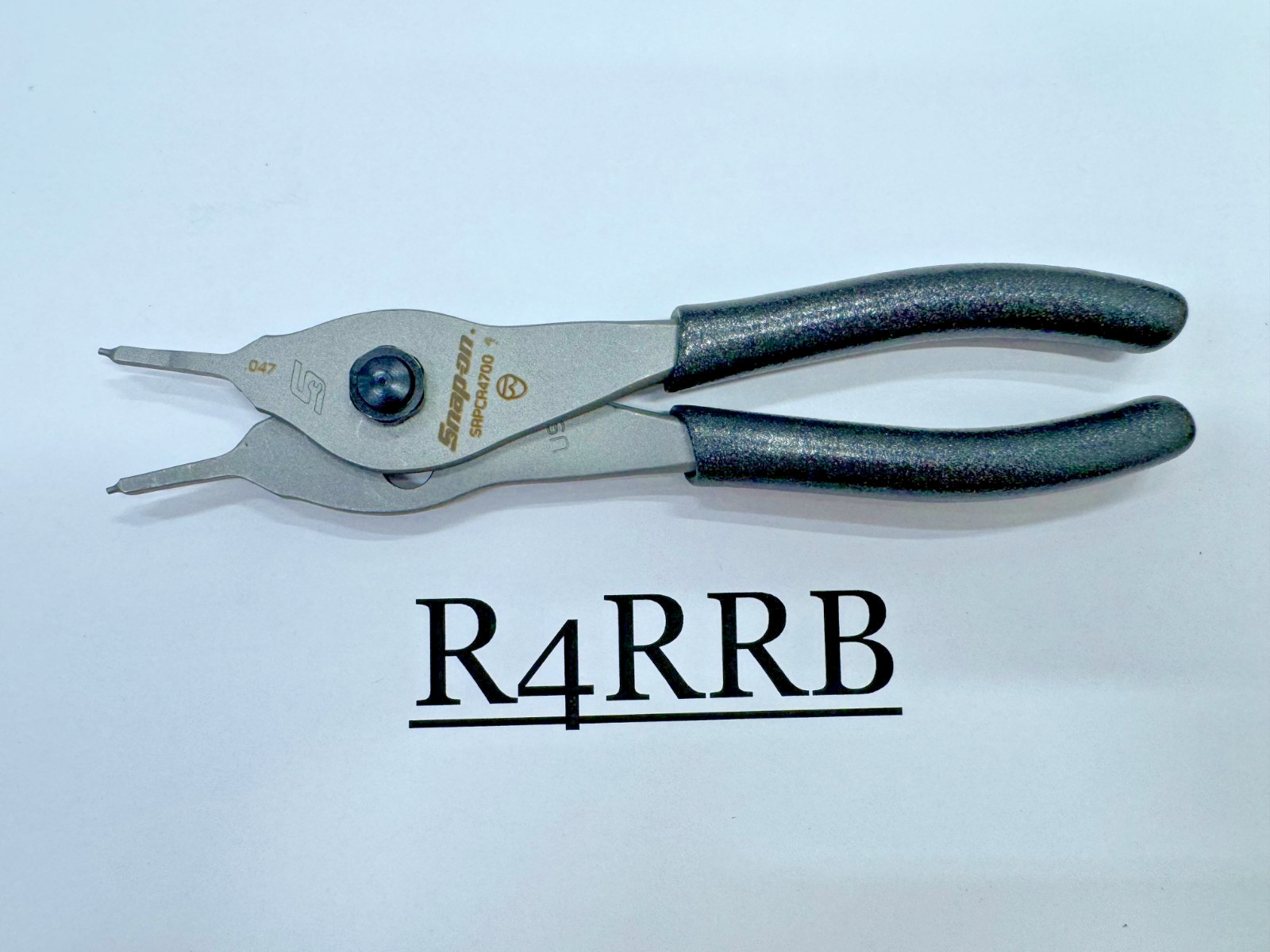 Snap-on Tools NEW DARK TITANIUM .047 Straight Tip Snap Ring Pliers SRPCR4700DT
