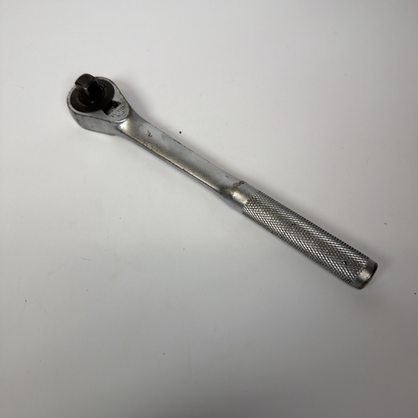 Vintage EASCO 1/2″ drive 10″ Knurled Handle Ratchet 731112 Rare! 73 1112 USA