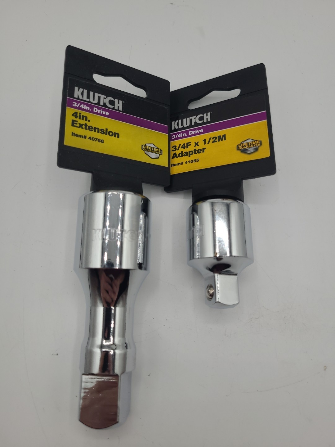 Klutch 3/4″ Drive 4″ Extension With 3/4″-1/2″ Adapter New Free Shipping
