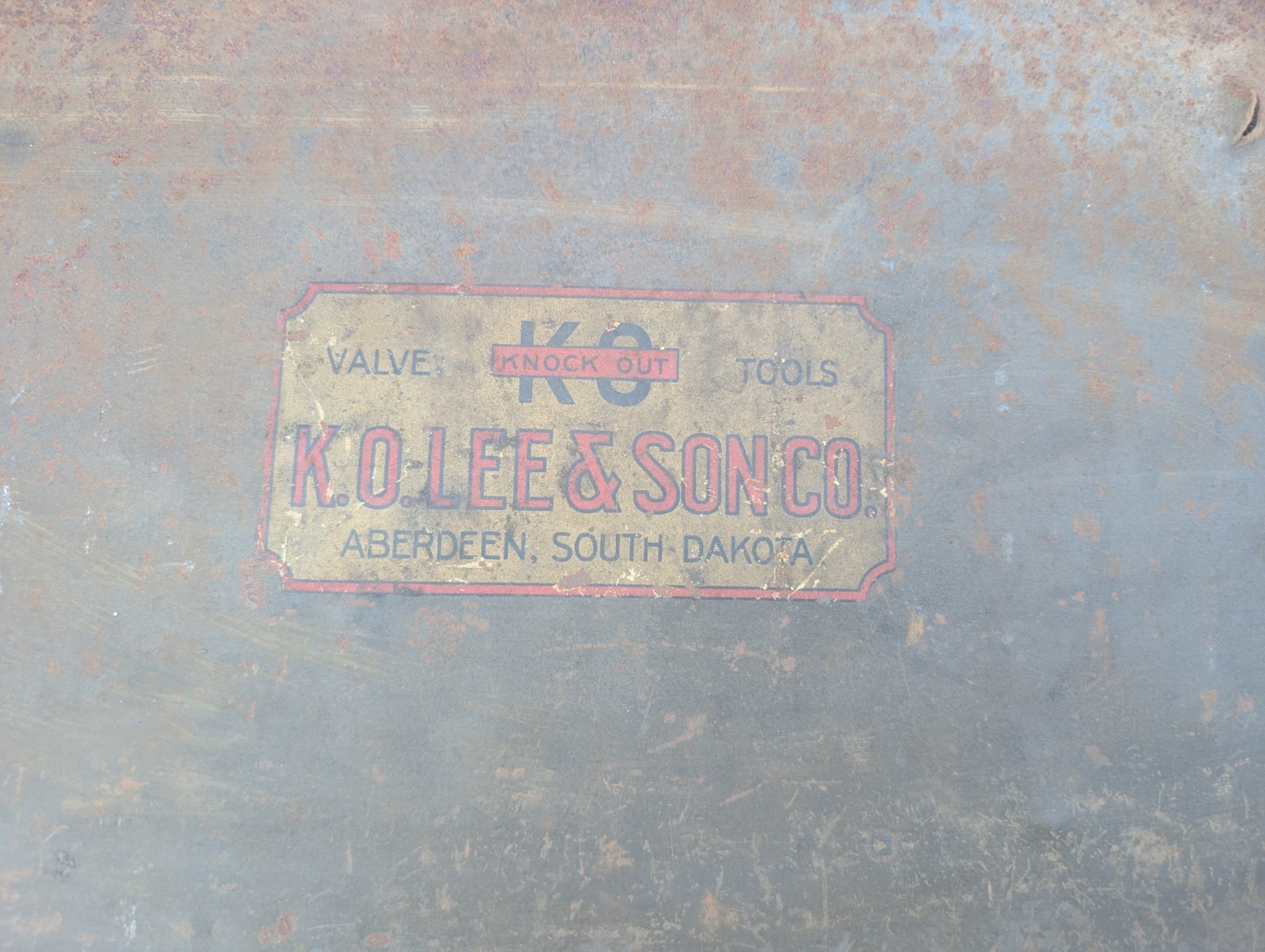 K.O Lee Valve seat cutter tooling Tool Kit In Original Metal Box Aberdeen, SD