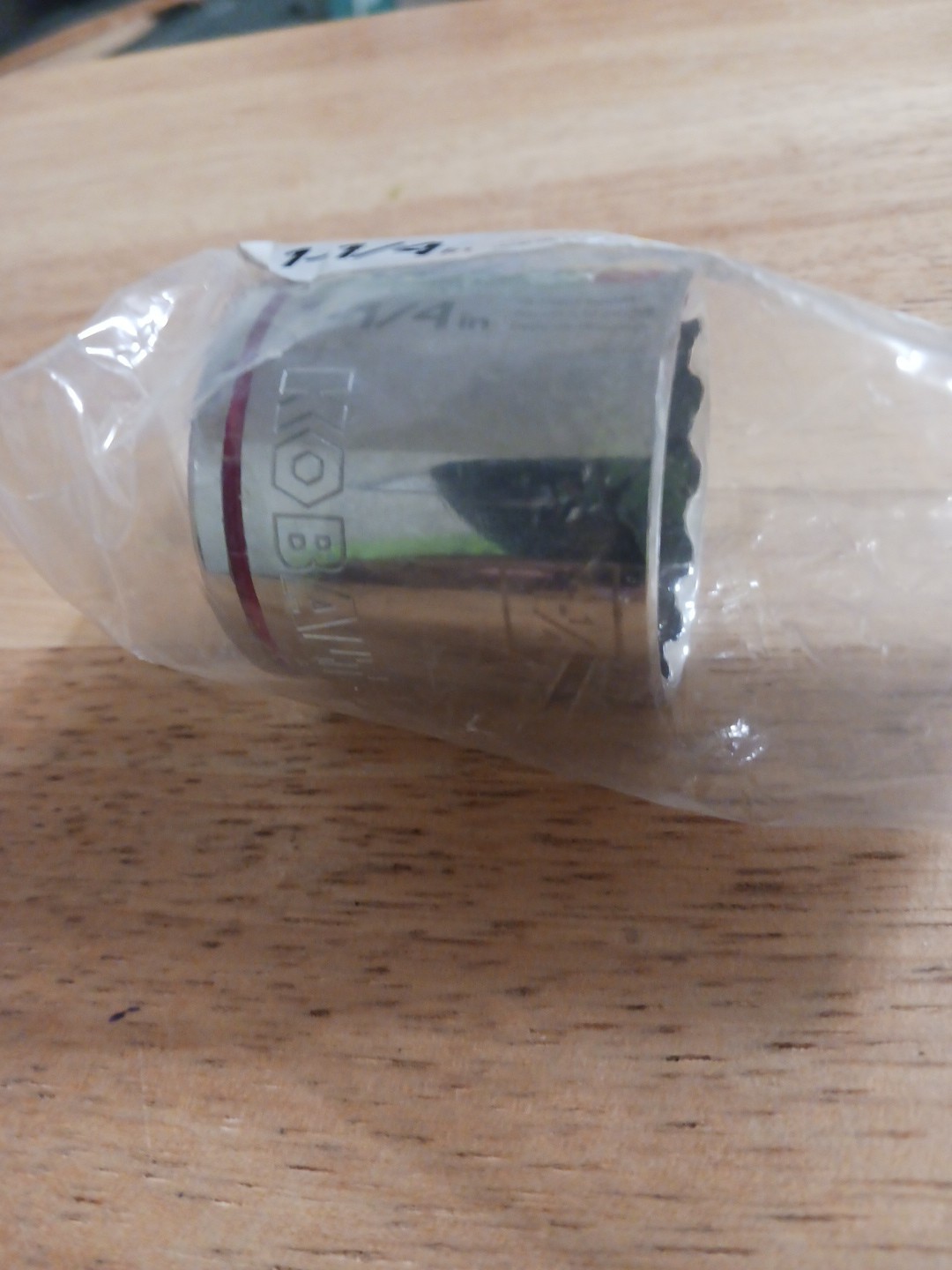 Kobalt 1/2″ Drive 12 Point SAE Socket Chrome 1-1/4 in #0337747 NEW Unopened Pack