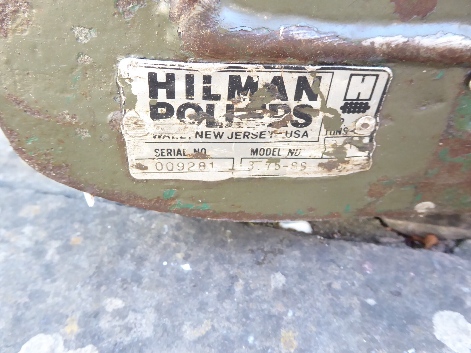 Vintage Hilman roller rollers USA. Heavy Duty Machinery Skate Movers. Hillman.
