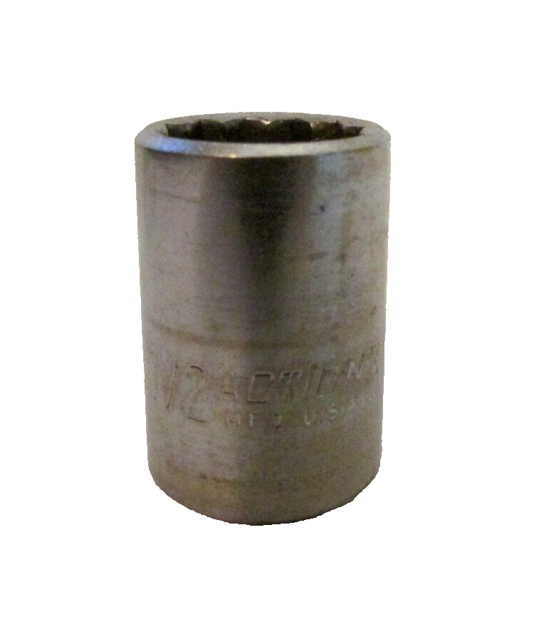 Action by Thorsen 3/8″ Drive 1/2″ 12 Point Shallow Well Socket Part No. 316A