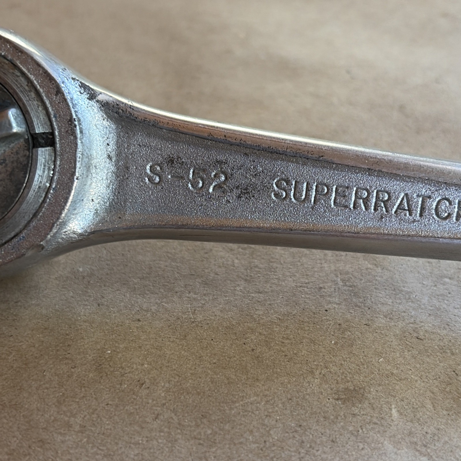 Vintage J.H. Williams No. S-52 Superratchet 1/2″ Drive 11″ With Knurled Handle