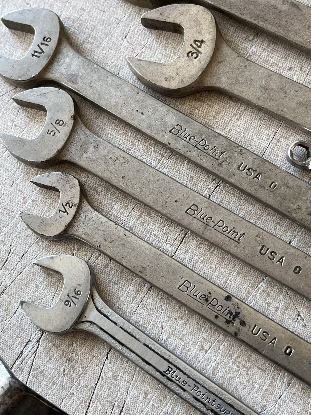 Snap On (vintage Lot Of 9) Wrenches Specialty Tools (Bluepoint) – See Photos