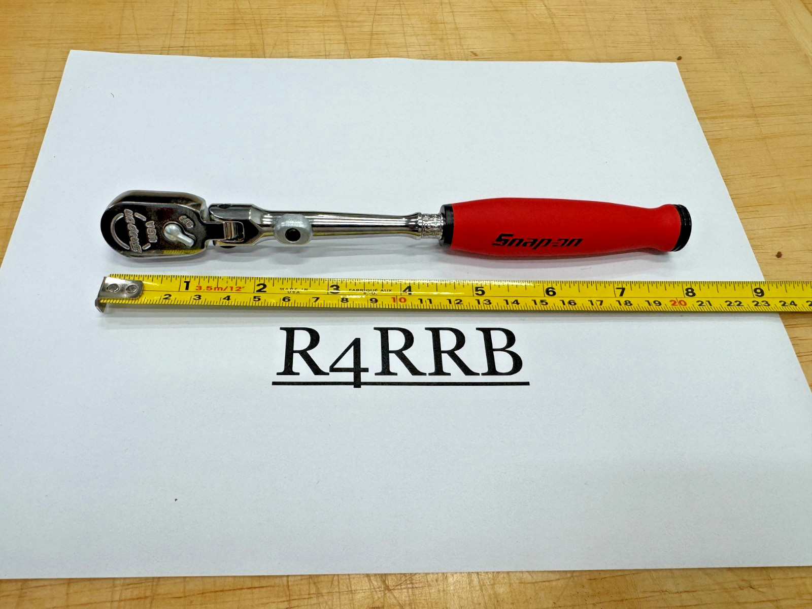 Snap-on Tools NEW RED 3/8″ Drive Compact Body LOCKING Flex Ratchet THLX72 / FHLX