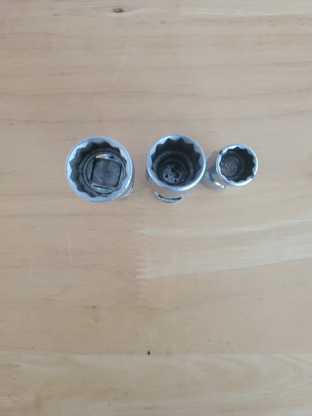 3 Snap On 3/8″DR Swivel Socket Adapters 12pt 11/16″FU22 5/8″F20 7/16″F14 USA