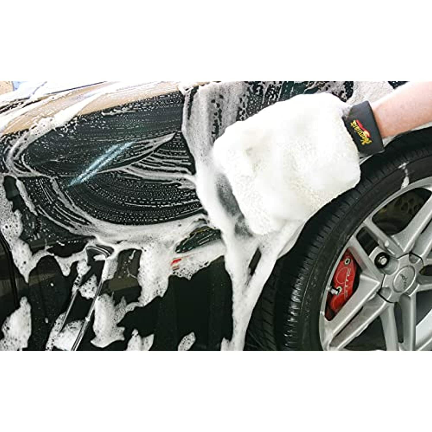 Meguiar’s X3002 Microfiber Wash Mitt – Super-Thick Reusable Wash Mitt for