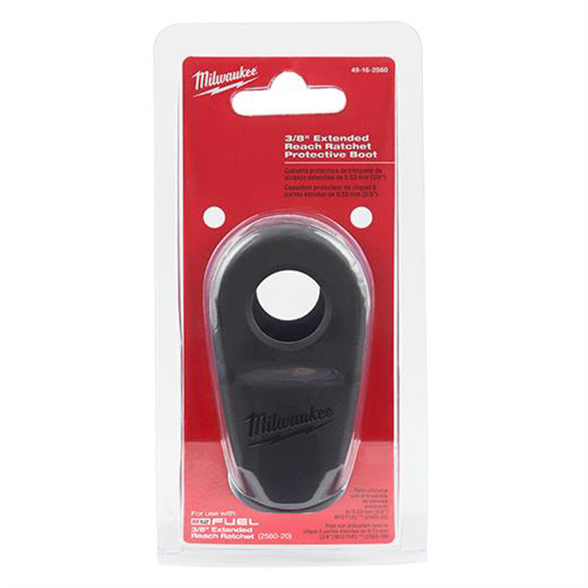 Milwaukee Tool M12 FUEL 3/8″ Extended Reach Ratchet Rubber Boot