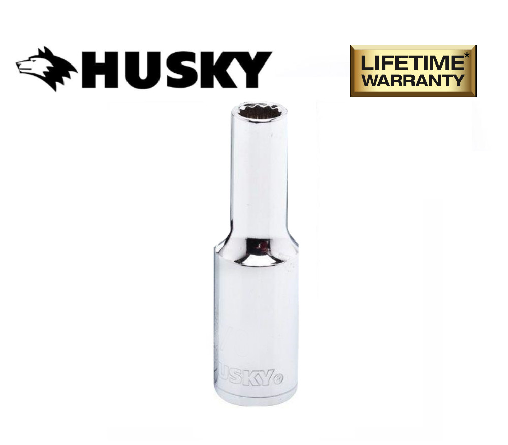 New Husky Socket 1/4″, 3/8″ or 1/2″ Drive 6/12 Pt Shallow / Deep SAE mm Any Size