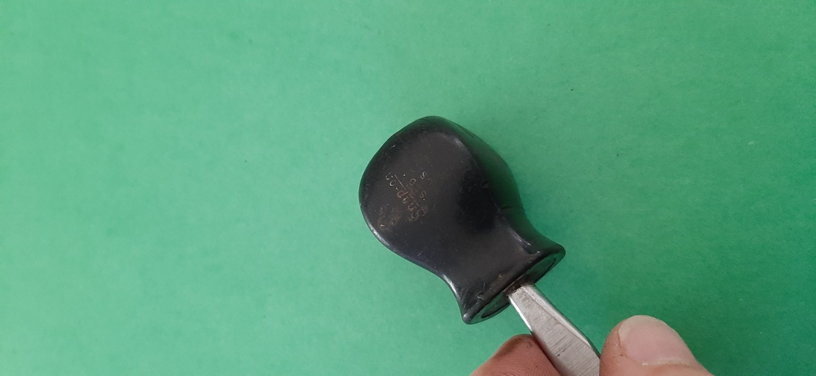 Snap-on SSD1 1/4″ Flat Head Slotted Stubby Hard Black Handle Screwdriver USA 603