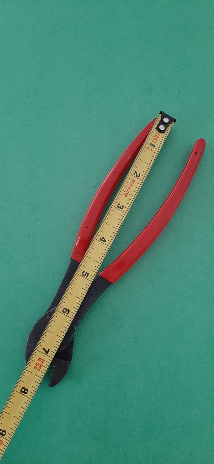 Snap-on Tools 208CP 8″ Angle Nose Battery Terminal Pliers USA Red Handle 629