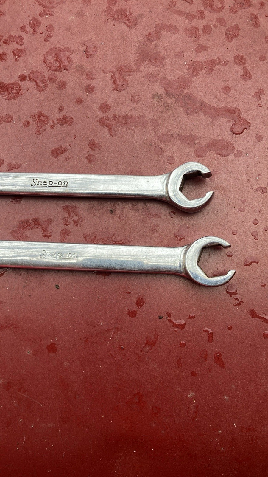 Snap-On USA 2pc Flare Nut Combination Wrench Lot Set, RXS20, RXS18
