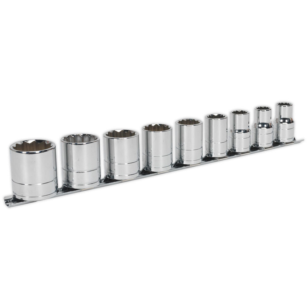 Sealey AK2677 Socket Set 9pc 1/2″Sq Drive Whitworth