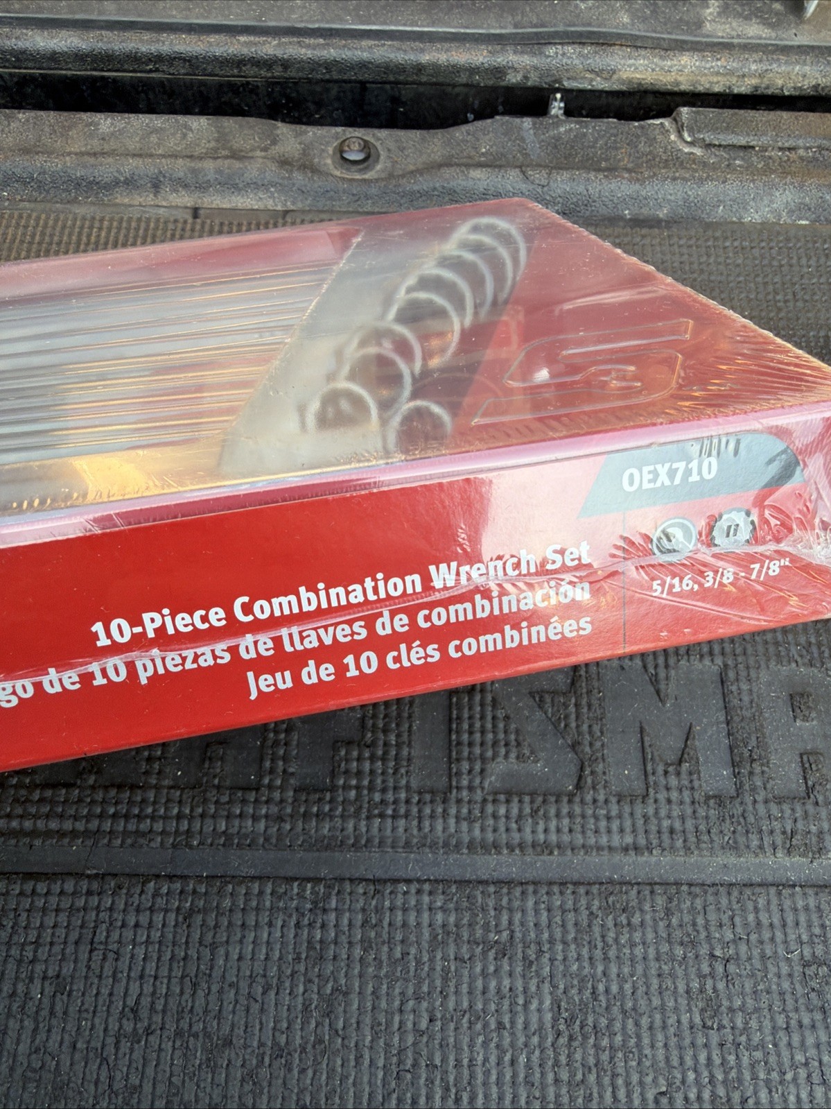 New Snap-on OEX710 10-pc 5/16″ – 7/8″ 12-Point Combination Wrench Set