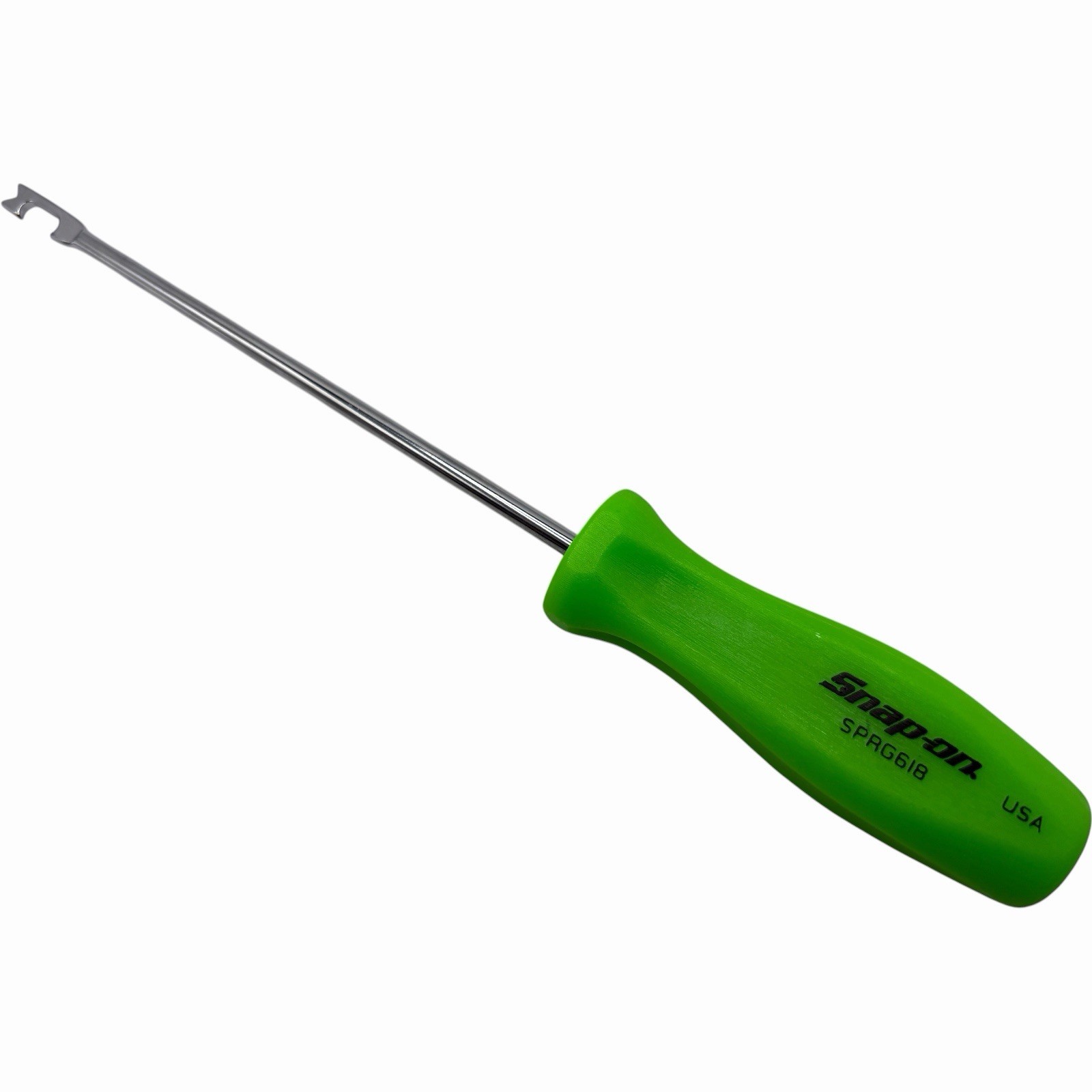 Snap On Tools Push Pull Spring Tool Groove Green SPRG618G 6 Inch Shaft