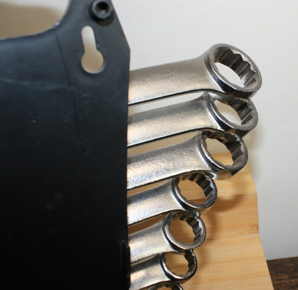 CRAFTSMAN SAE COMBINATION WRENCH SET 12 POINT USA – SET OF 11 W / rack VA