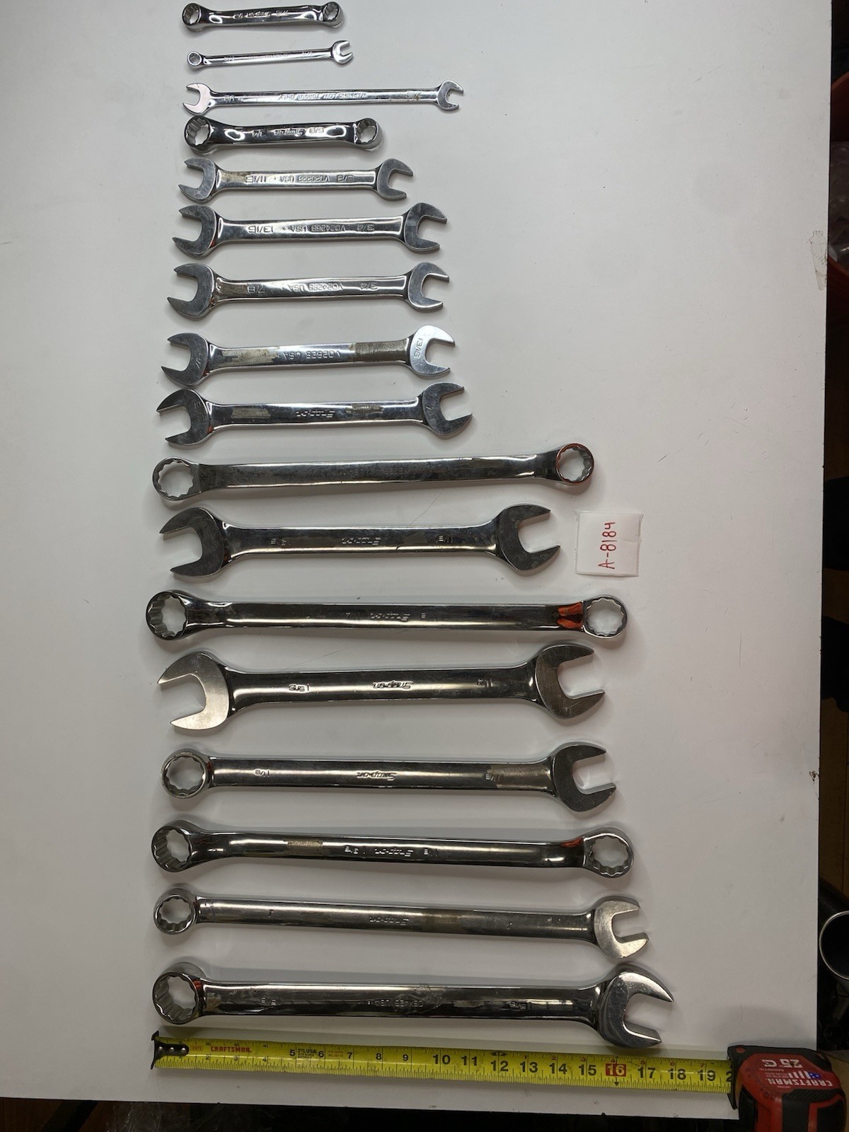 A-8884 Snap-on Proto USA Wrench Lot 17pc