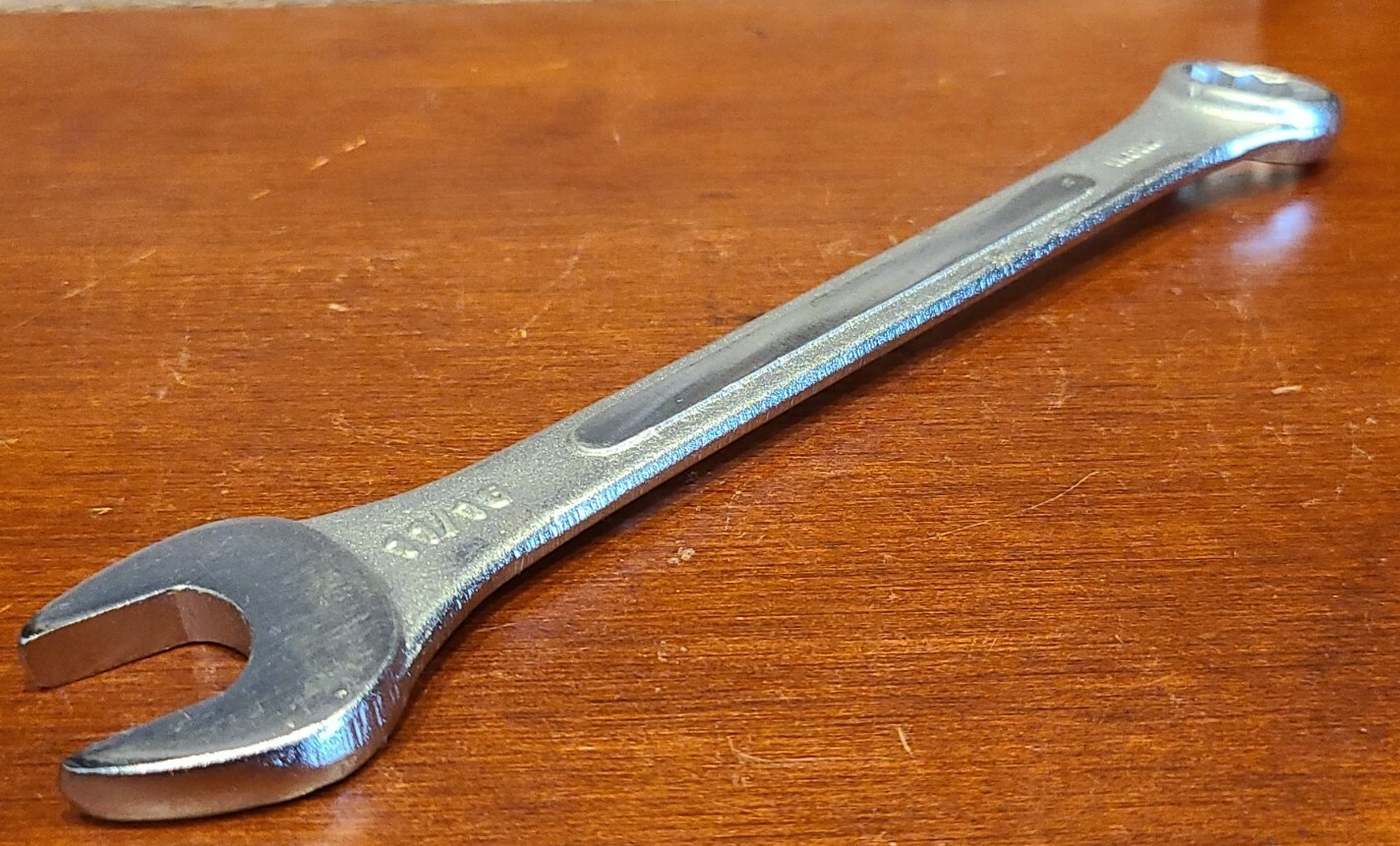 Forged Chrome Vanadium ¹¹/¹⁶» Open End Combination Wrench Made in India 8″