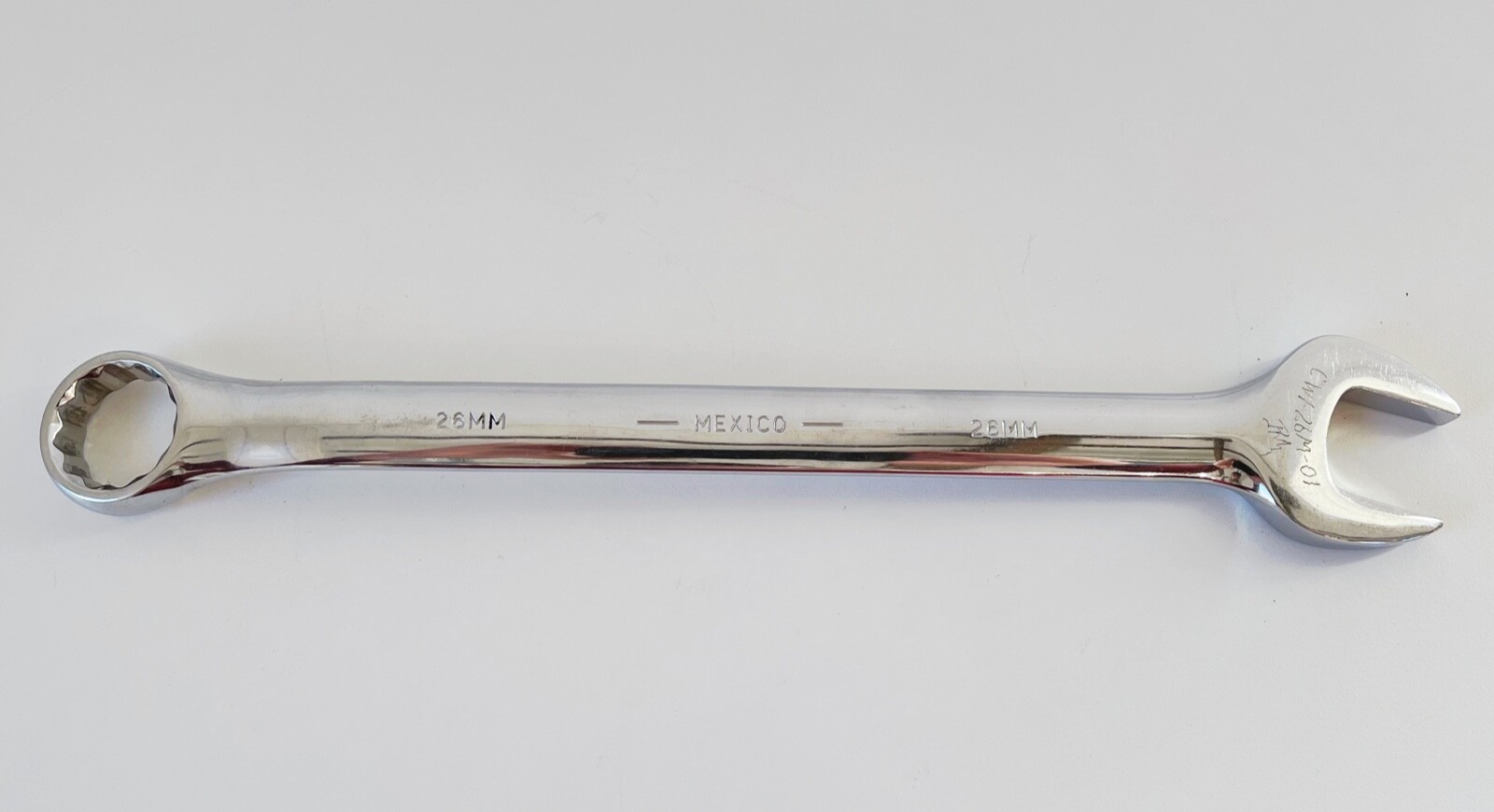 26mm URREA 1226M Nickel Chrome Long Combination Wrench 12 Point 26 mm