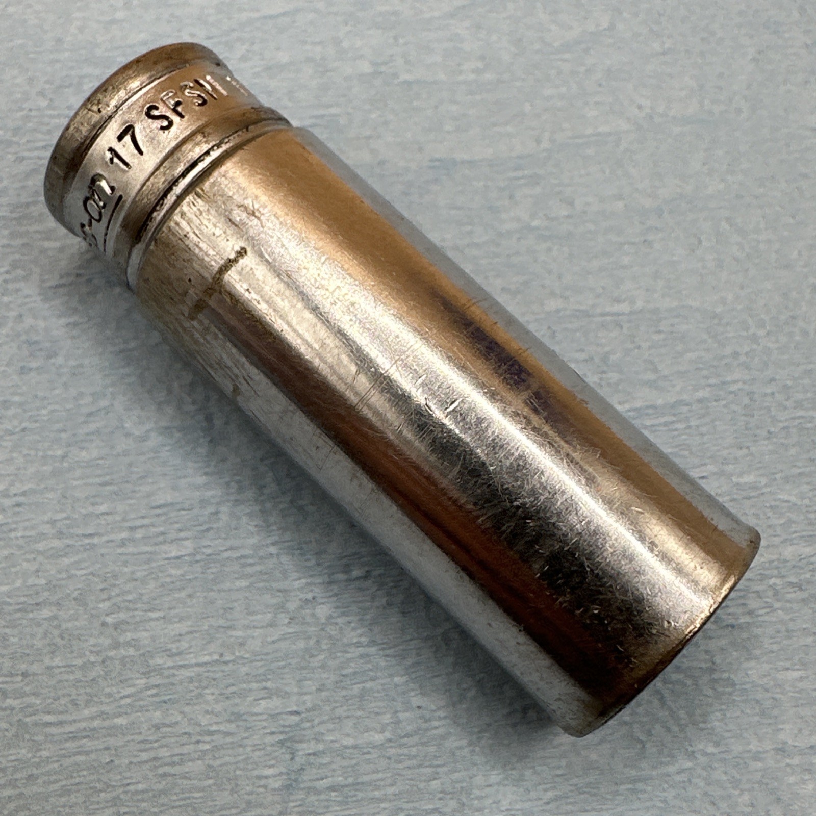 Snap on Tools SFSM17 17mm Metric Flank Drive Deep Socket 3/8″ Drive 6 Point USA
