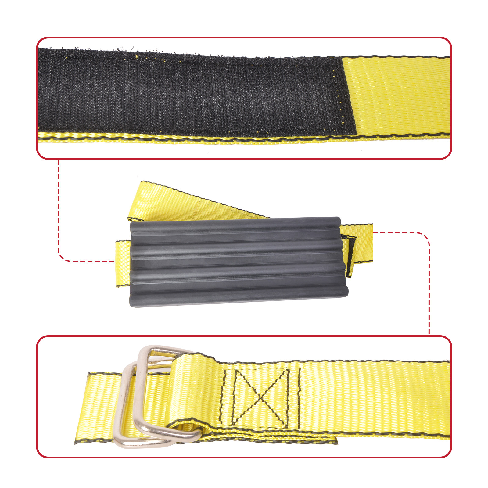 Mud and Sand Tire Traction Chain Straps Device Trucks and Large SUV 2pc
