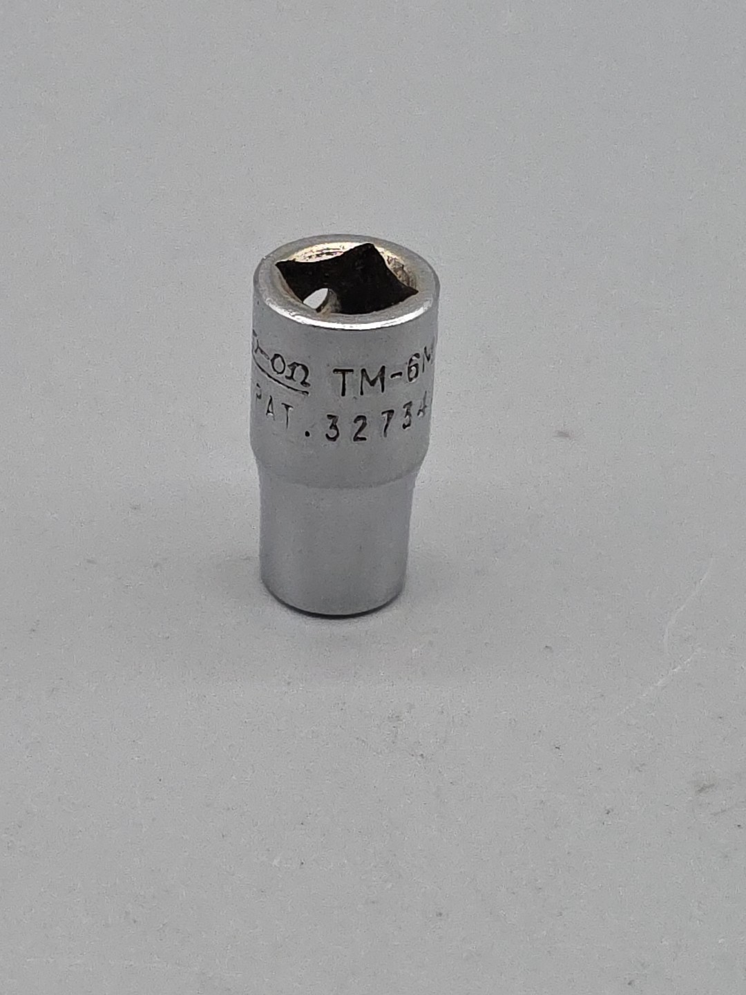 Snap-on Tools 1/4″ Driv 6mm Metric 6pt Shallow Chrome Socket TM-6M USA