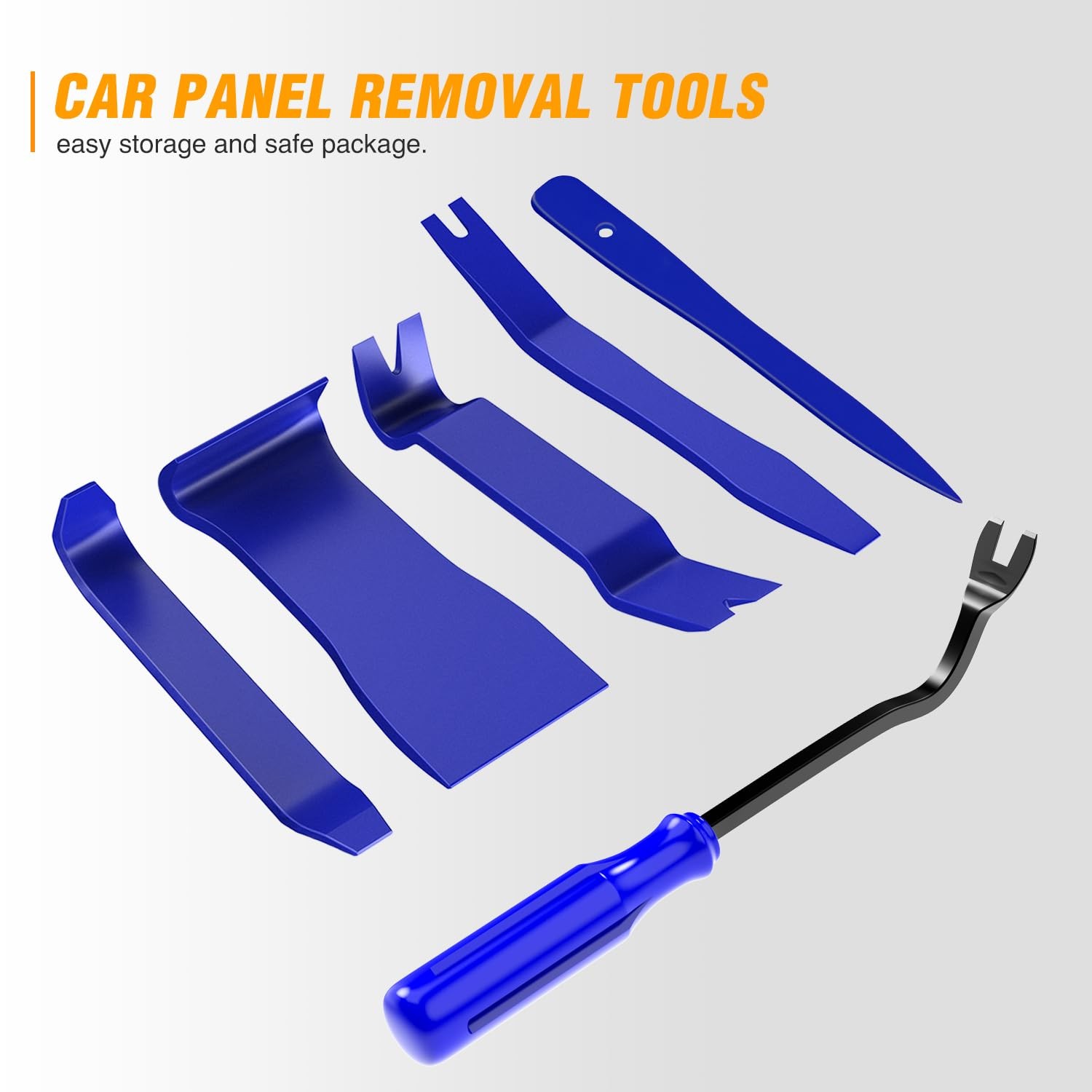 6PCS Auto Trim Removal Tool Kit for Car Audio Dash Window Fasteners