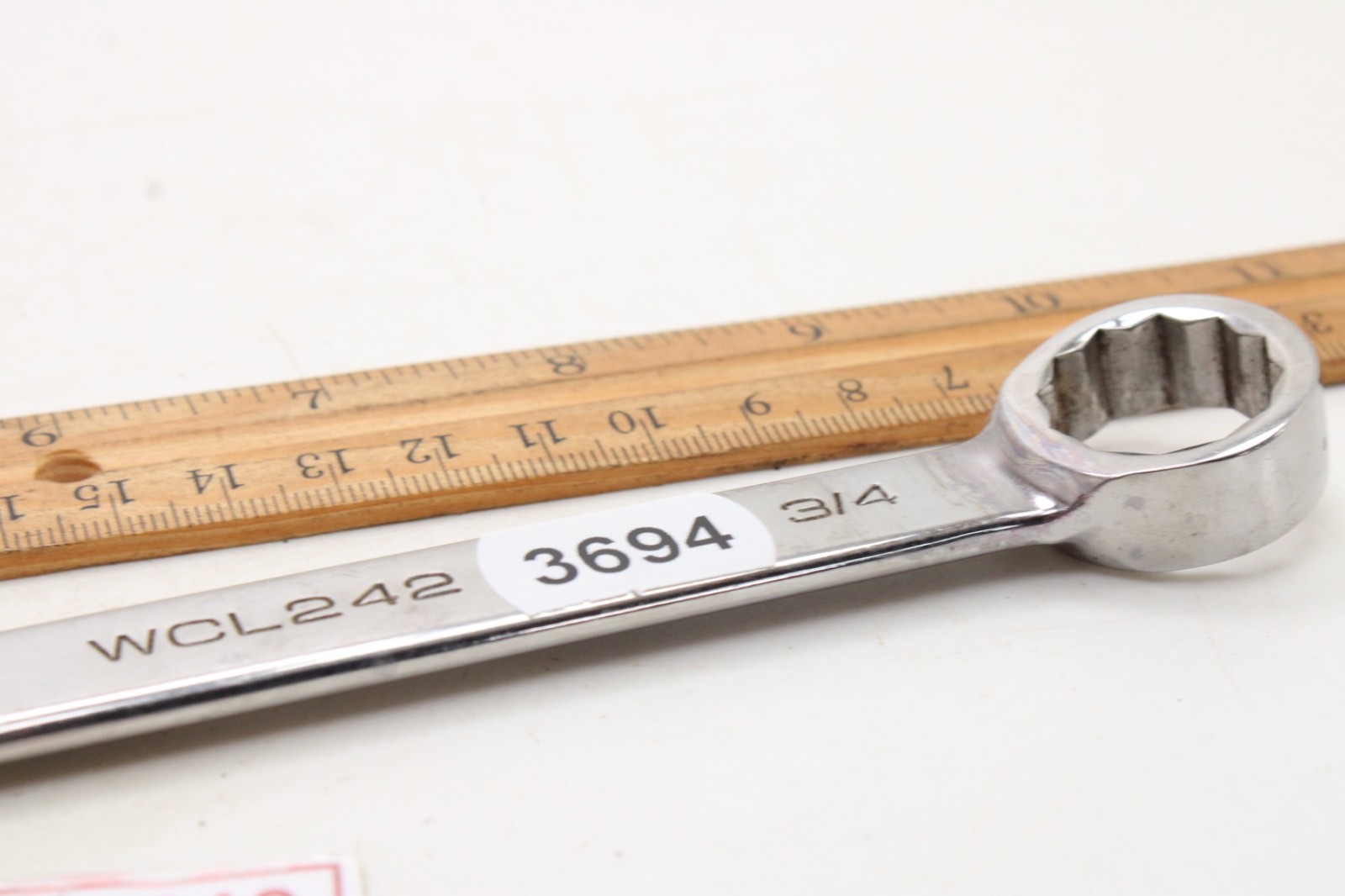 Matco WCL242 3/4″ 12 Point 10″ Long SAE Chrome Combination Wrench USA