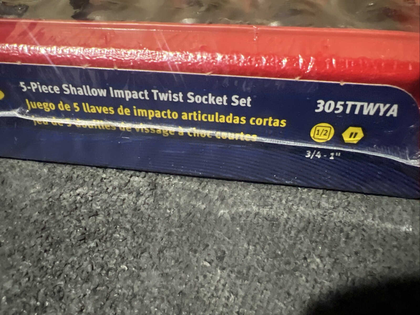 For Blue-point 305ttwya 3/4-1” Shallow Twist Impact Socket Set Sealed New