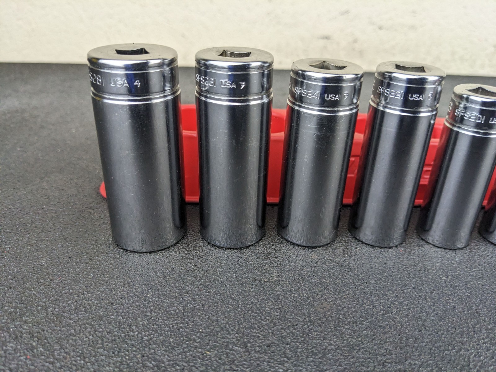 #bp400 Snap-on 211SFSY 1/4″ 7/8″ SAE 11-Piece 3/8″ Drive 6-Point Deep Socket Set