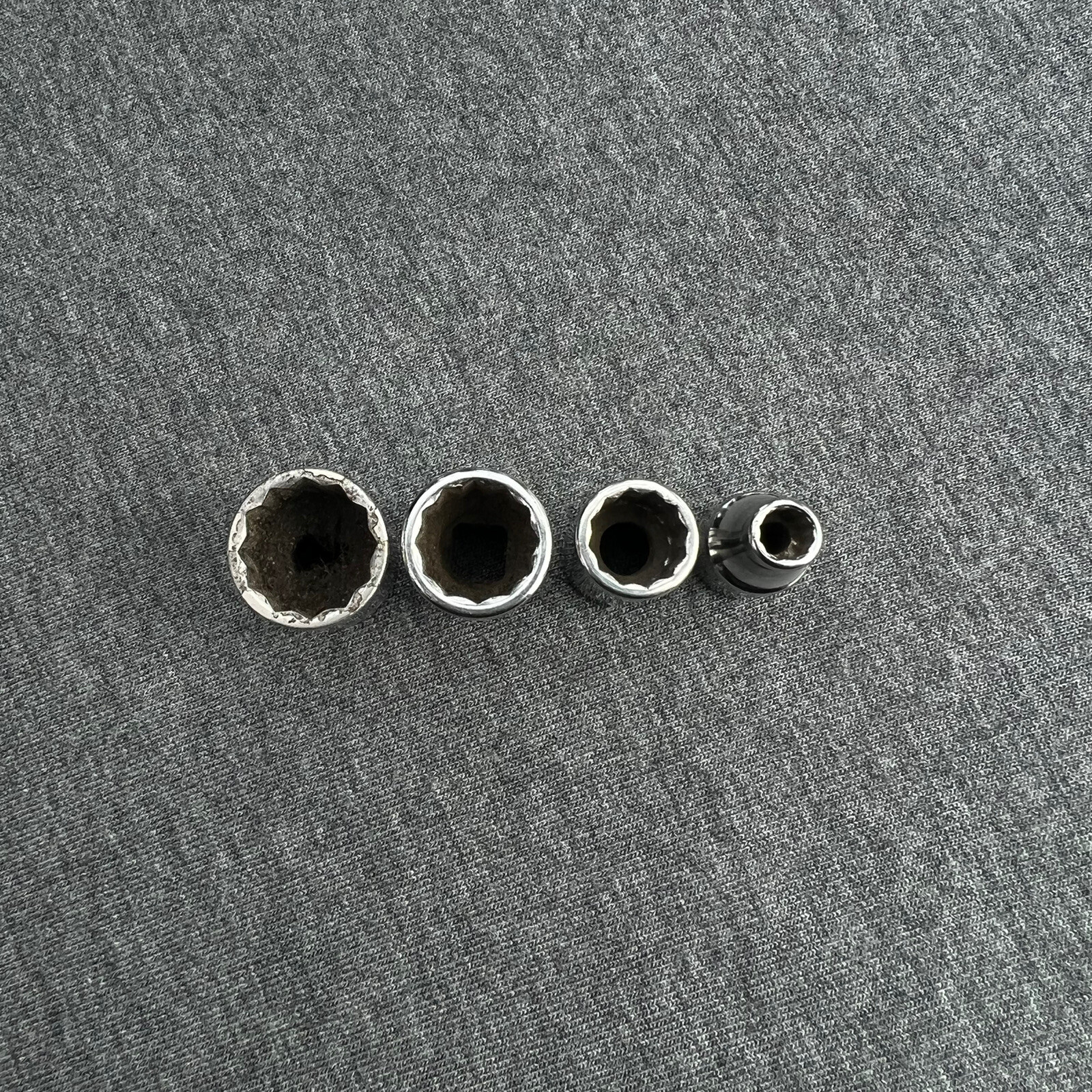 MATCO 1/4″ DRIVE 4 PIECE SAE 12 POINT CHROME SOCKETS 1/2” ,7/16”, 11/32” , 3/16”