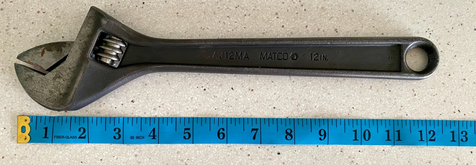 Matco Tools AJ12MA 12 Inch Adjustable Wrench Used 12″