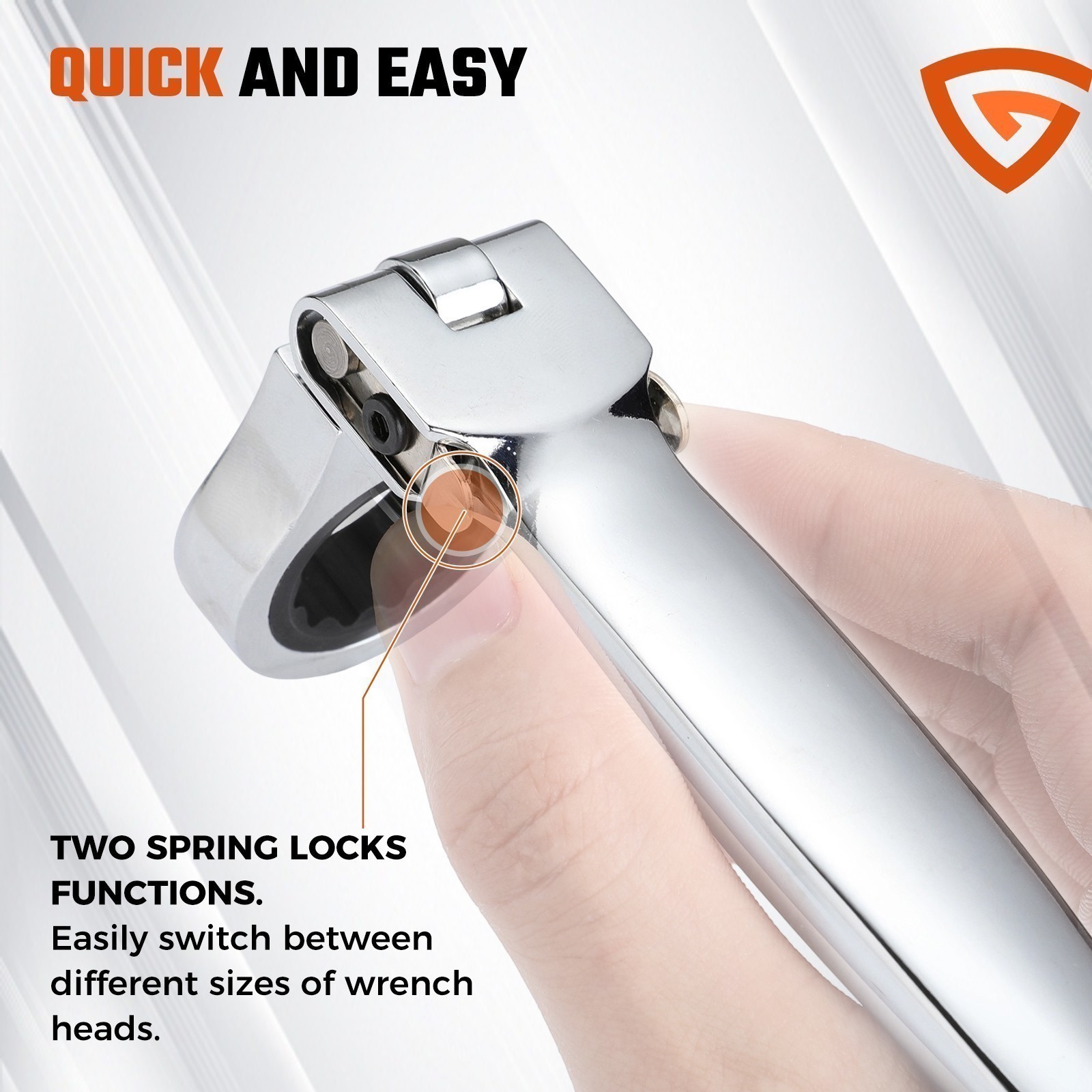 12 in 1 Universal Socket Wrench Multifunction 180° Rotating Head Spanner Tool US