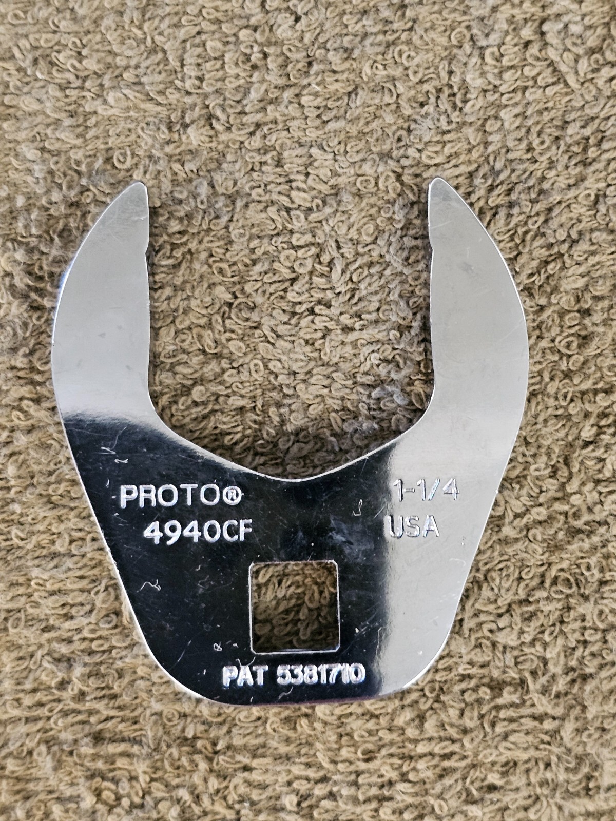 Proto Crowfoot Open End Wrench 1-1/4″ 4940CF 3/8″ Drive USA