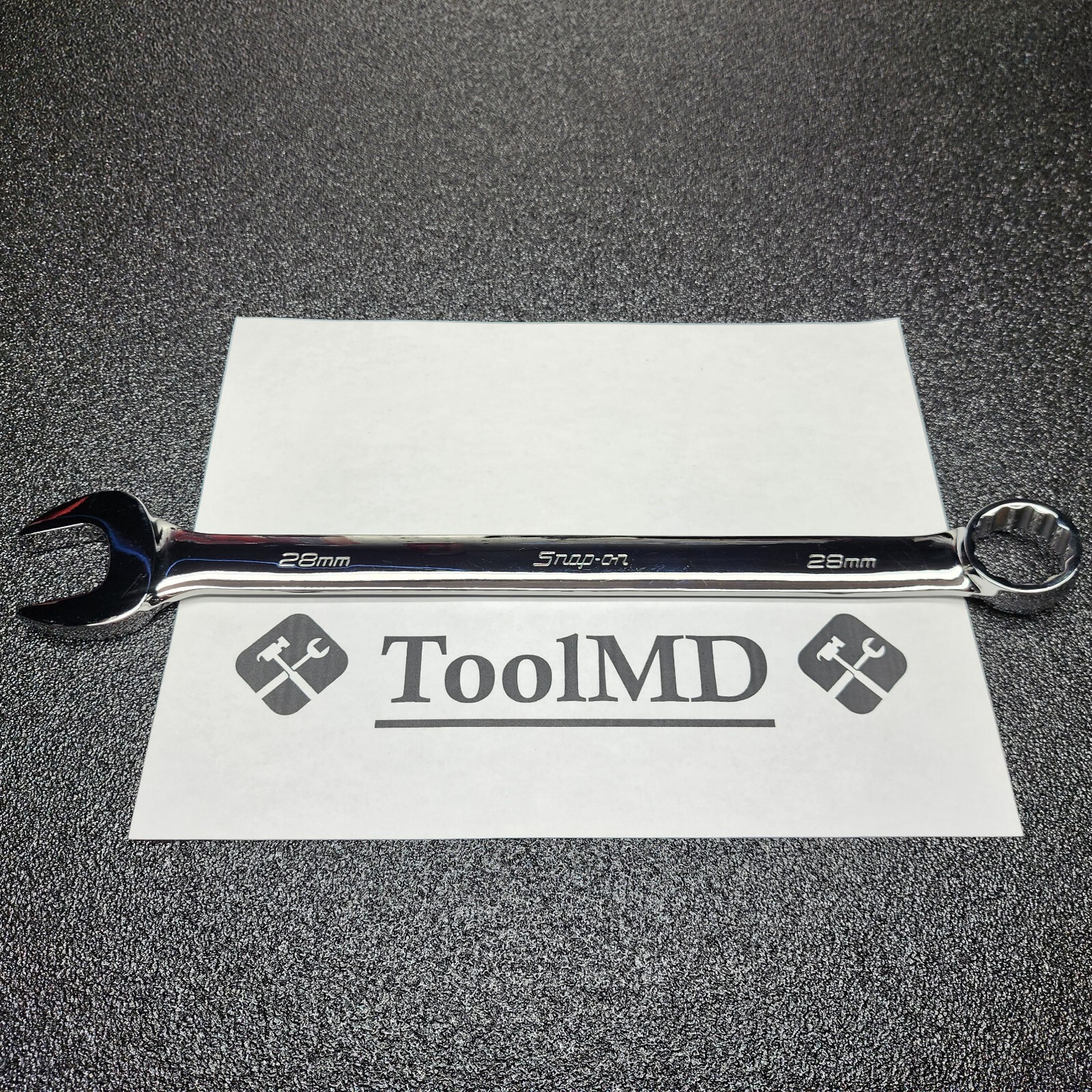 Snap-on Tools USA NEW 28mm Metric Flank Drive Chrome Combination Wrench OEXM280B