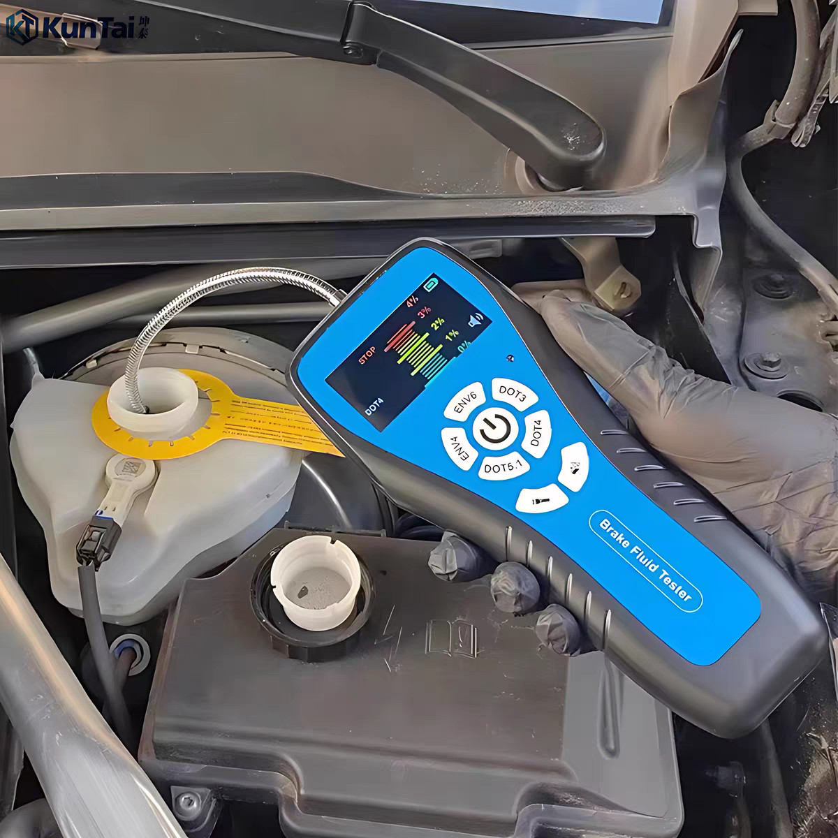Brake Fluid Tester Portable Brake Oil Tester Automotive Tools & Supplies LCD
