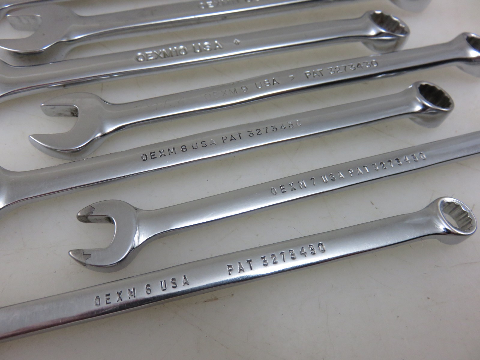 Snap-On OEXM SHORT Metric Combination Wrench 6mm-18mm 14pc Set Vintage USA