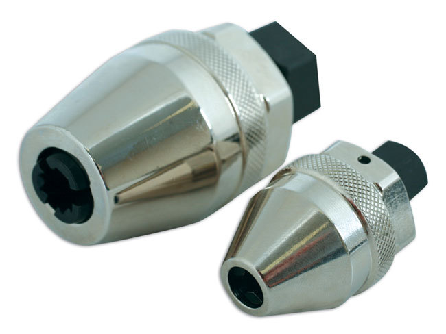 Laser Tools 2Pce Stud Impact Stud Extractors 1/4 Drive 1-6mm + 3/8 Drive 6-12mm