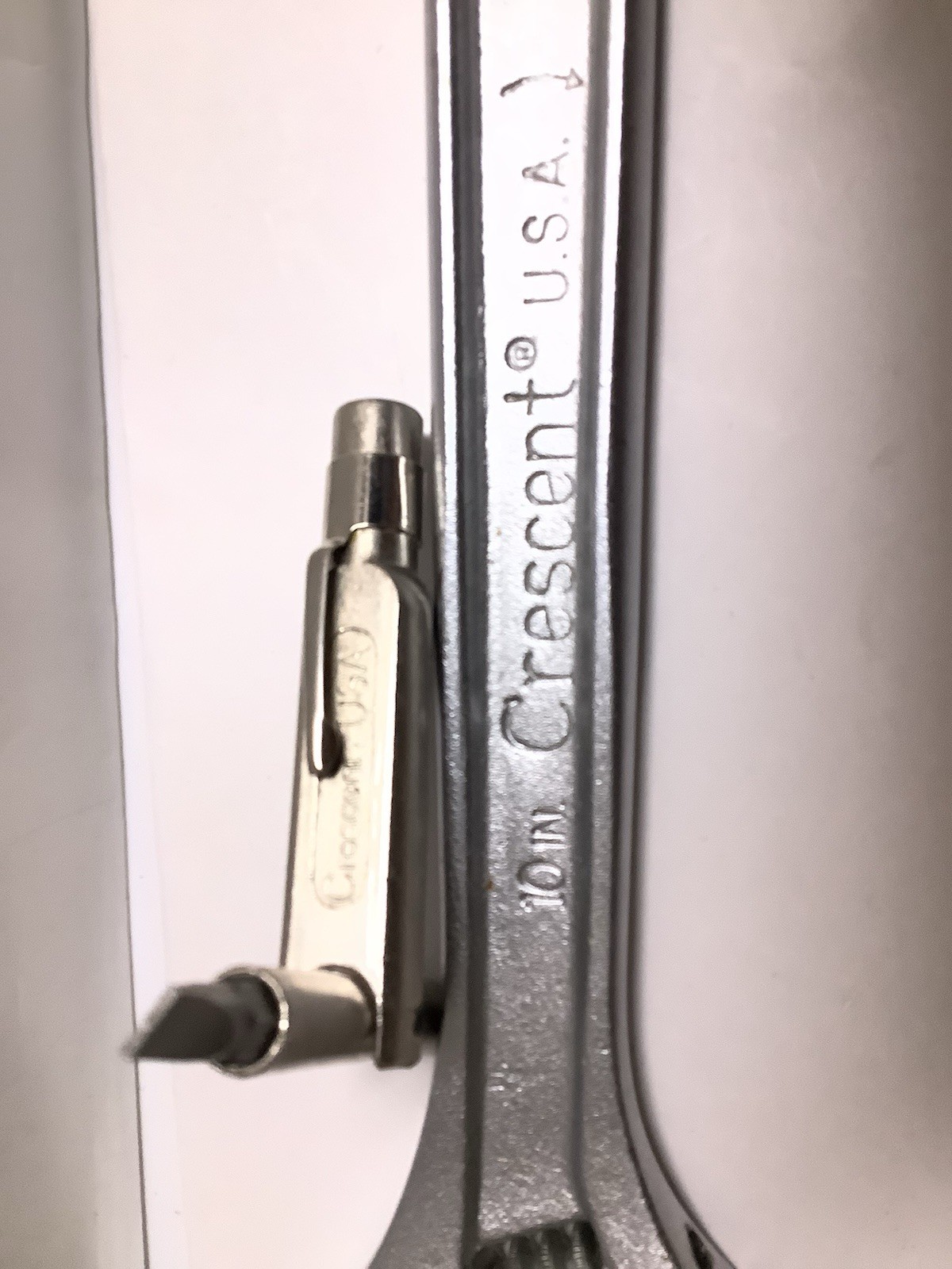 Vintage Crestoloy wrench USA & 7-1 Multi folding pocket screwdriver crescent