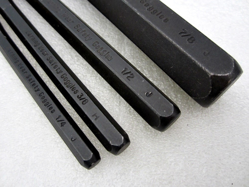 Vintage Craftsman 13pc Punch & Chisel Set Black Oxide WF Made in USA