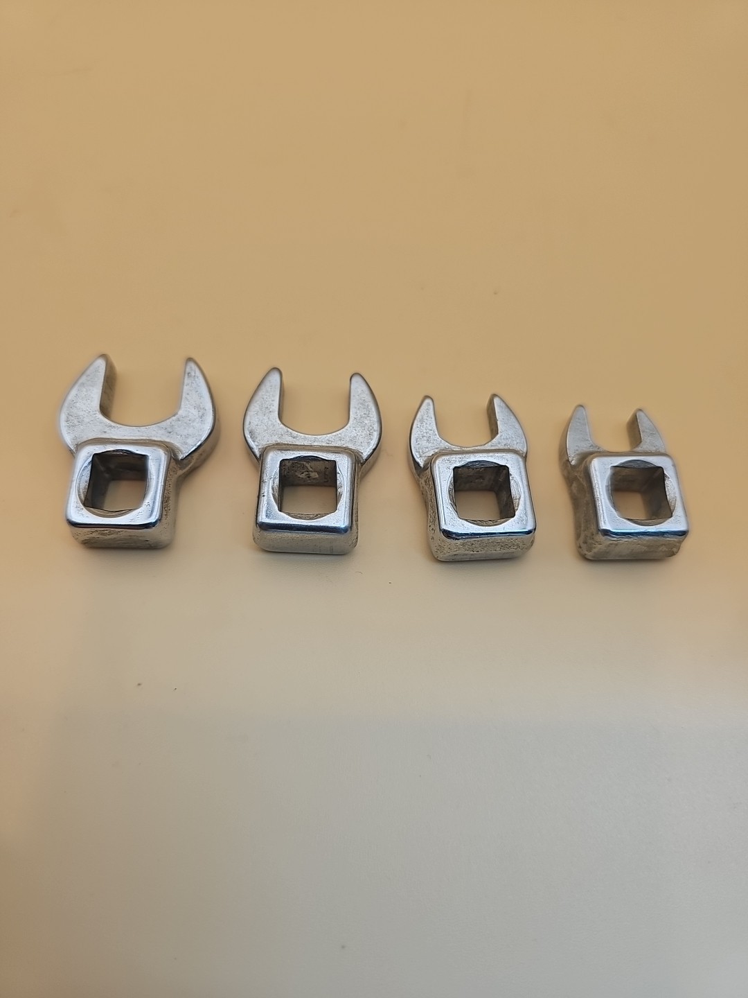 Craftsman 4 crow foot wrenches 3/8″ drive -V- 3/8″, 7/16″, 1/2″, 9/16″ USA