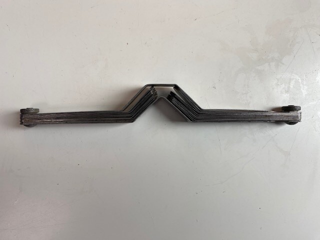 Vintage Mastertool Feeler Gauges set 280 .05-.30 25 Blades 4″ Long Blades